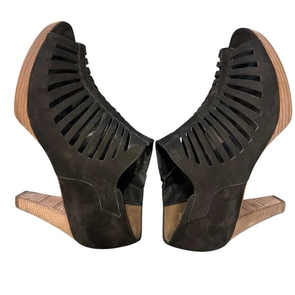 PAUL GREEN Munchen Black Suede Tasha Sandal, Size 4.5, NWB - Picture 8 of 15